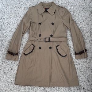 Vince Camuto Classic Tan Trench Coat